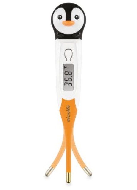 GOLD BABY TERMOMETRO FLEX PUNTA FLESSIBILE 30 SECONDI PINGUINO