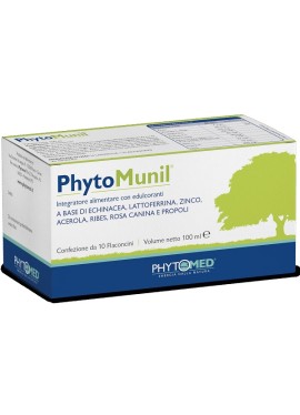 Phytomunil 10 flaconcini da 10 millilitri Nuova formulazione - integratore per le difese immunitarie