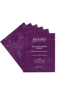 MIAMO LONGEVITY PLUS ANTI GLYCOXIDANT MASQUE BOX 6 PEZZI