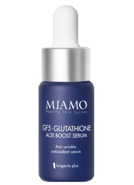 MIAMO MINI ICONS MIAMO LONGEVITY PLUS GF5 GLUTATHIONE AOX BOOST SERUM 10 ML