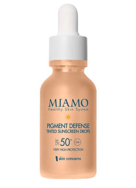 MIAMO NEW FORMULA MIAMO SKIN CONCERNS PIGMENT DEFENSE TINTEDSUNSCREEN DROPS SPF50+ 30 ML