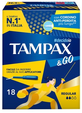 TAMPAX &GO REGULAR 18PZ