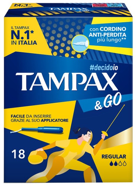 TAMPAX &GO REGULAR 18PZ