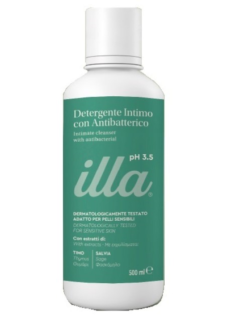 ILLA DETERGENTE INTIMO ANTIBATTERICO PH 3,5 500 ML
