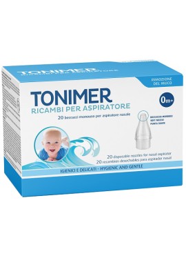 RICAMBI ASPIRATORE NASALE TONIMER 20 PEZZI