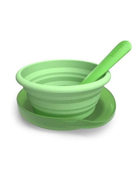 CHICCO PIATTINO COLLASSABILE SILICONE CON CUSTODIA