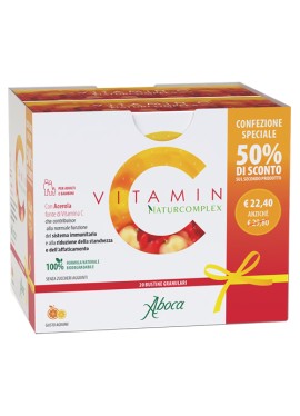 VITAMIN C NATURCOMPLEX 20 BUSTINE GRANULARI CONFEZIONE SPECIALE 1+1