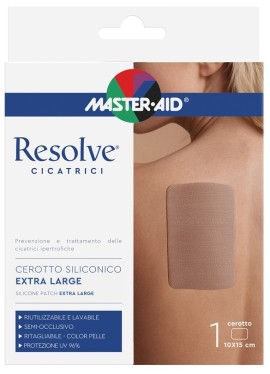 CEROTTO SILICONICO MASTER-AID RESOLVE CICATRICI EXTRA LARGE10X15 CM 1 PEZZO