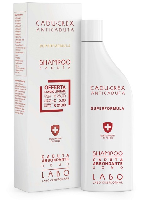 SHAMPOO CADU-CREX CADUTA SUPERFORMULA CADUTA ABBONDANTE UOMO150 ML