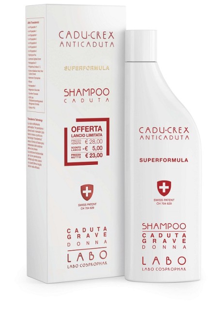 SHAMPOO CADU-CREX CADUTA SUPERFORMULA CADUTA GRAVE DONNA 150ML
