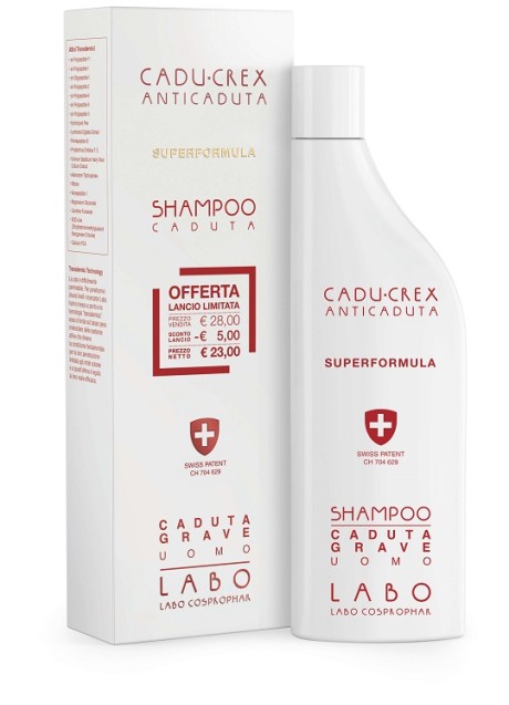 SHAMPOO CADU-CREX CADUTA SUPERFORMULA CADUTA GRAVE UOMO 150ML