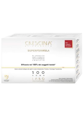 CRESCINA RI CRESCITA SUPER FORMULA 500 UOMO TC 20+20 FIALE 3,5 ML