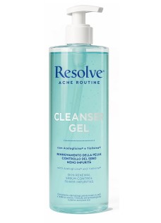 Master Aid Resolve Cleanser gel - detergente in gel per le pelli miste e impure, tendenti all'acne - formato 400 millilitri 