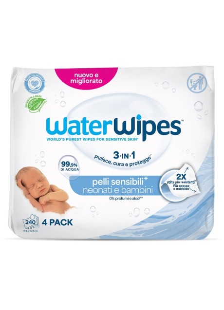 WATERWIPES BIO 4X60PZ