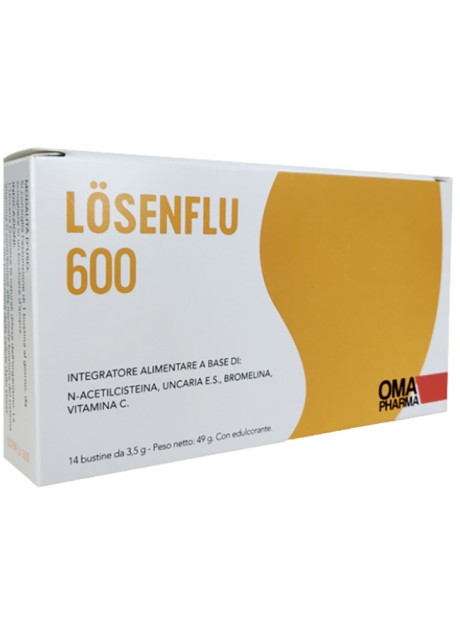 LOSENFLU 600MG 14BUST 3,5G
