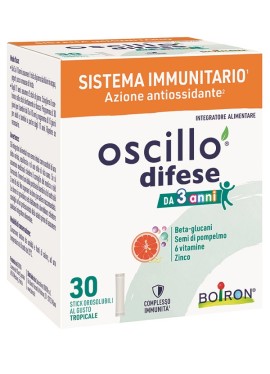 OSCILLO DIFESE 3+ 30 STICK OROSOLUBILI