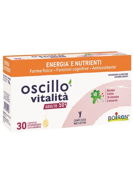 OSCILLO VITALITA' 50+ 30 COMPRESSE EFFERVESCENTI
