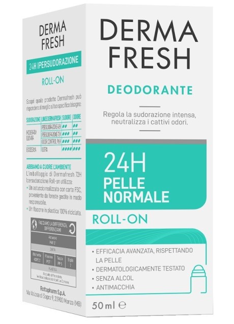 DERMAFRESH 24H PELLE NORMALE ROLL ON 50 ML