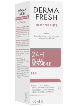 DERMAFRESH 24H PELLE SENSIBILE LATTE 100 ML