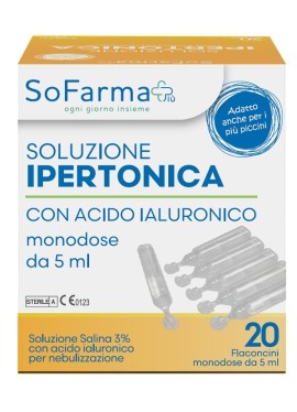 SOLUZ IPERTONICA 3% 20FL SF+