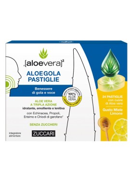 Zuccari - Aloegola Miele e Limone 20 pastiglie da 2,5 grammi