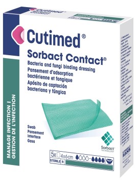 CUTIMED SORBACT CONT 4X6CM 5PZ