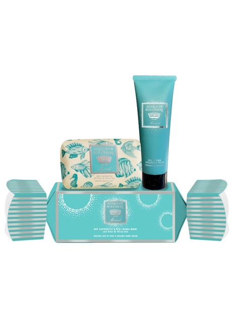 MAESTRALE COFANETTO CARAMELLA BIO SAPONETTA & BIO CREMA MANICON OLIO DI OLIVA BIO