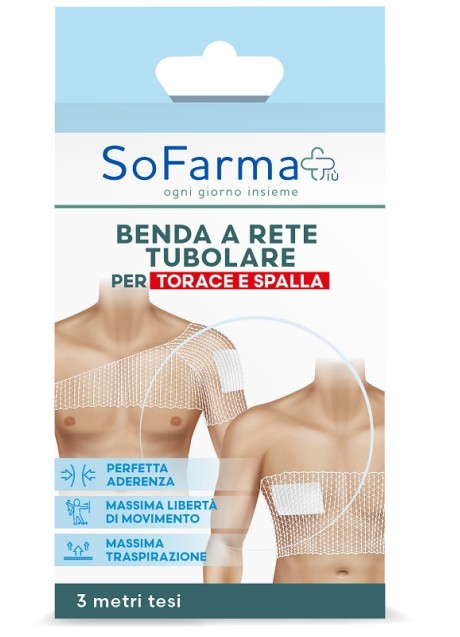 RETE ELASTICA TORACE SPALLA SF+