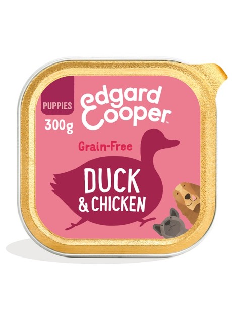 EDGARD&COOPER DOG E PUPPY DUCK CHICKEN 300 G