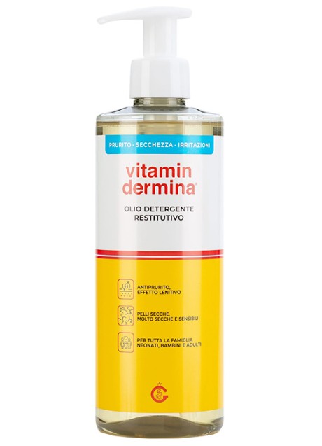VITAMINDERMINA OLIO DETERGENTE RESTITUTIVO 500 ML PREZZO SPECIALE