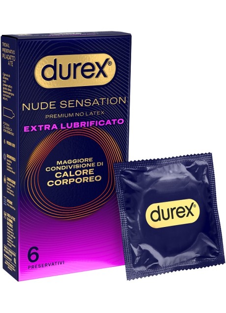 DUREX NUDE SENS REG EX LUBR6PZ