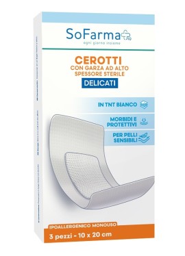 CEROTTO DELICATO 10X30CM 3P SF+