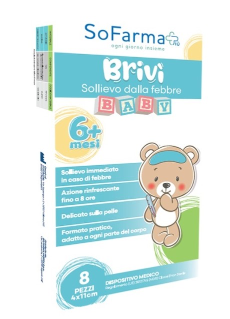 BRIVI  SOLLIEVO FEBBRE 8PZ SF+