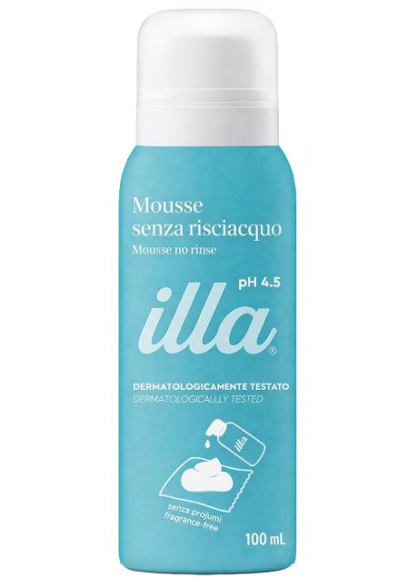 Illa Mousse detergente senza risciacquo - formato viaggio 