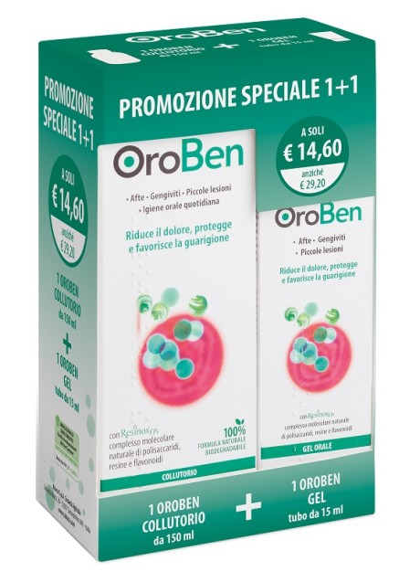 OROBEN COLLUTORIO + GEL CONFEZIONE SPECIALE 1+1