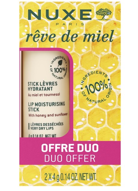 NUXE REVE DE MIEL LIPSTICK DUO