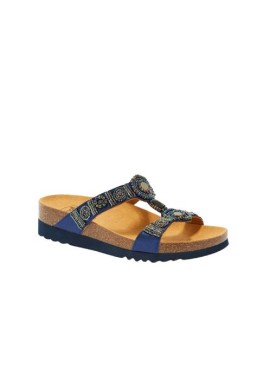 NEW BOGOTA' WEDGE TEXSAT W D BLUE/MULTI 39