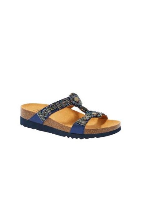 NEW BOGOTA' WEDGE TEXSAT W D BLUE/MULTI 39