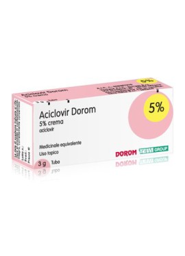 Aciclovir (DOROM) - Crema dermatologica 3 g 5%