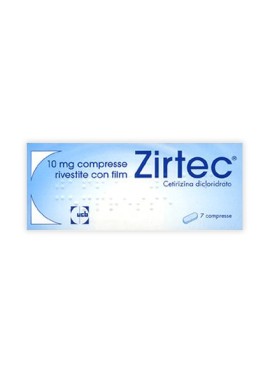 ZIRTEC*7 COMPRESSE riv div 10 mg