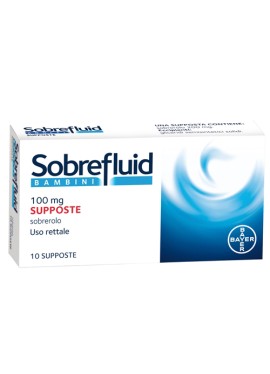 SOBREFLUID*BAMBINI 10 supp 100 mg