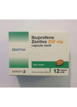IBUPROFENE (ZENTIVA)*12 cps molli 200 mg