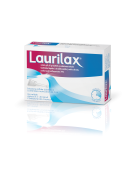 LAURILAX*4 contenitori monod 5 ml soluz rett
