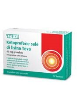 KETOPROFENE SALE DI LISINA (TEVA)*orale grat 12 bust 40 mg