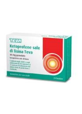 KETOPROFENE SALE DI LISINA (TEVA)*orale grat 24 bust 40 mg
