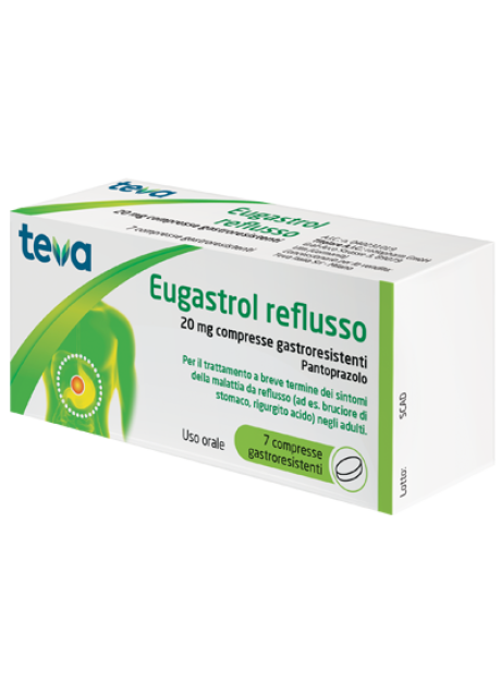 EUGASTROL REFLUSSO*7 cpr gastrores 20 mg
