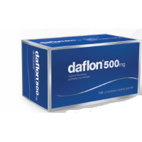 Daflon 120 compresse rivestite da 500 milligrammi - farmaco per insufficienza venosa e fragilità capillare, anche del plesso emorroidario