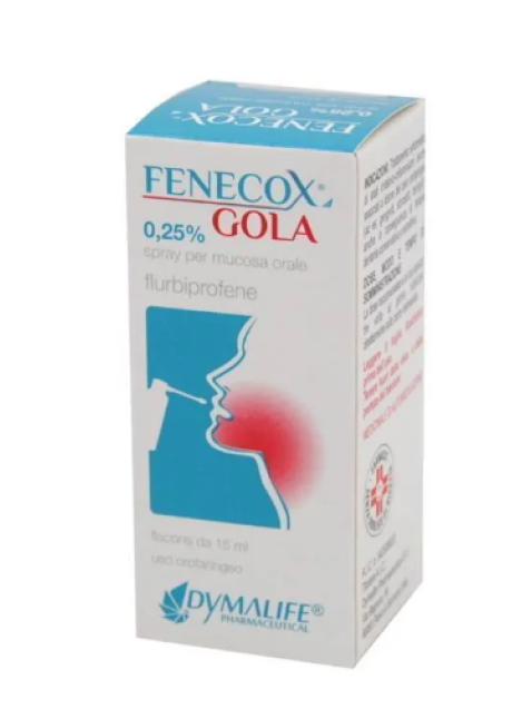 FENECOX GOLA*spray mucosa orale 15 ml 0,25%