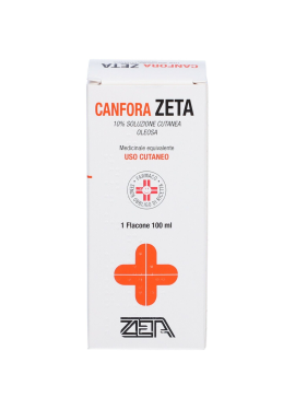 CANFORA (ZETA FARMACEUTICI)*soluz cutanea oleosa 100 ml 10%