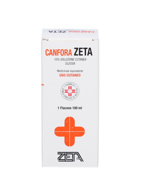 CANFORA (ZETA FARMACEUTICI)*soluz cutanea oleosa 100 ml 10%